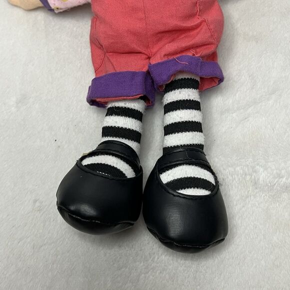 The Big Comfy Couch 1997 Loonette  Lunette Clown Doll 10” Plush Commonwealth - Picture 3 of 8